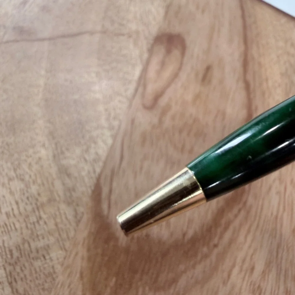 Vintage Western Intermountain Const Green Marble Mechanical Pencil Phoenix AZ HK